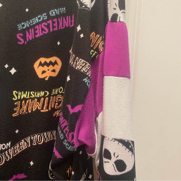 Nightmare Before Christmas Long sleeve Tunic Lounge Dress XL - Picture 6 of 6